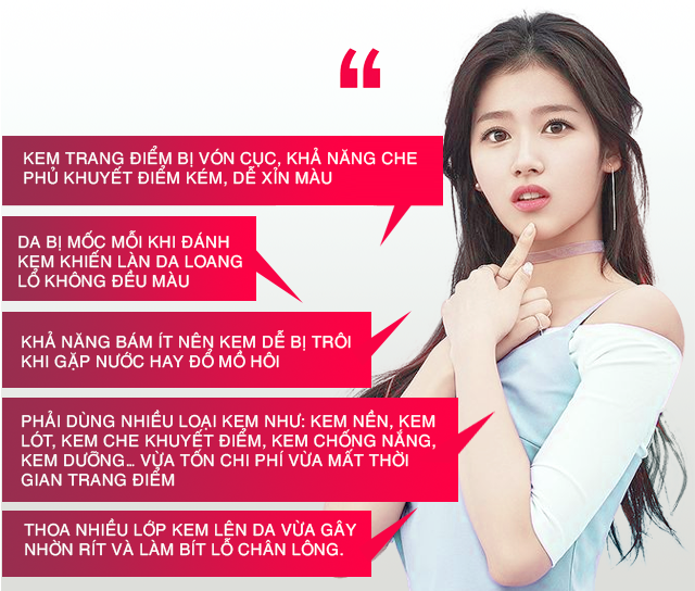 nổi lo của các cô nàng trang điểm