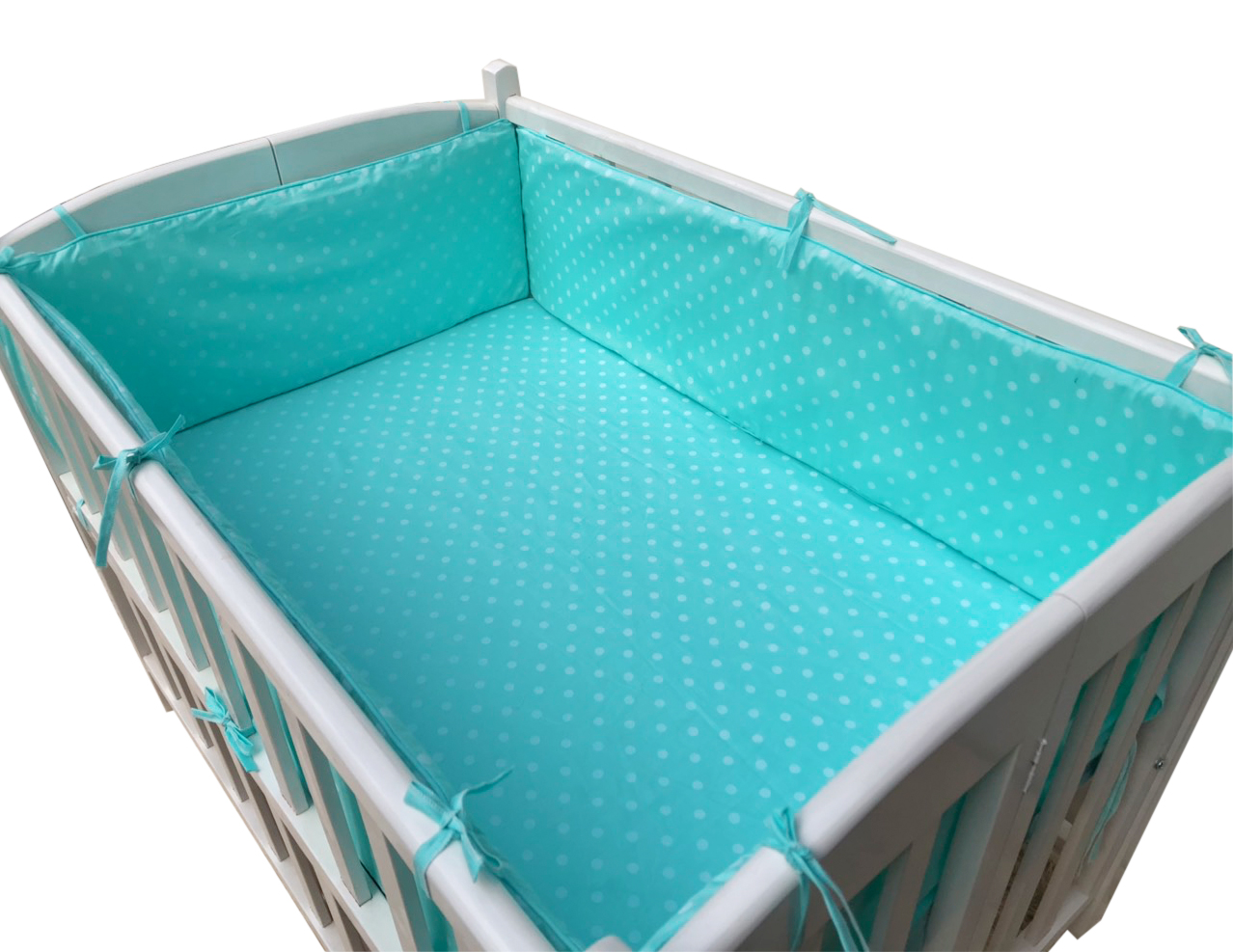 Quây cũi và ga vải bọc đệm cũi cho bé