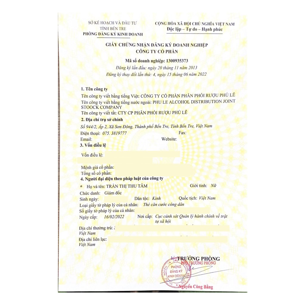 RƯỢU VỊ DÂN ÔNG GIÀ BA TRI - RƯỢU NẾP THƯỢNG HẠNG