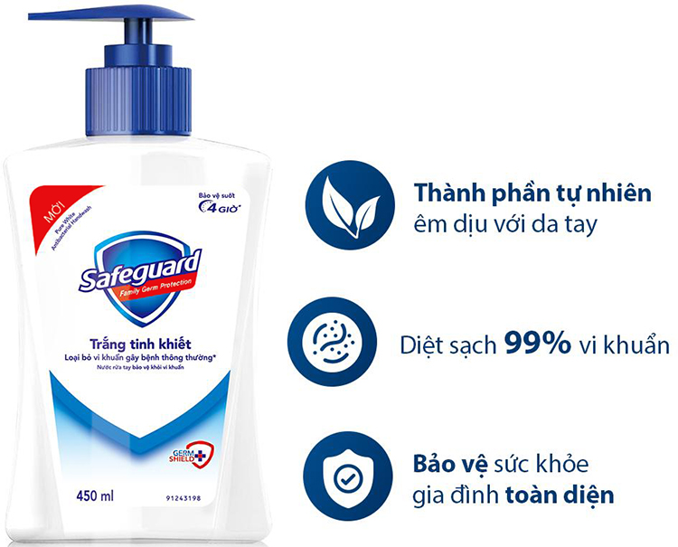 Bộ Sản Phẩm Chăm Sóc Cơ Thể Safeguard  Bao Gồm: 