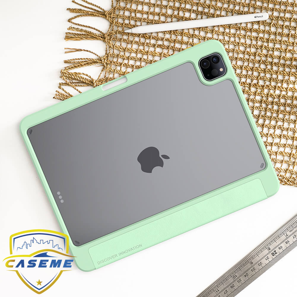 Bao da Nillkin Bevel Leather dành cho Apple iPad Pro 11 inch M1 2021 ( Có Khay Để Bút ) -  Hàng Chính Hãng