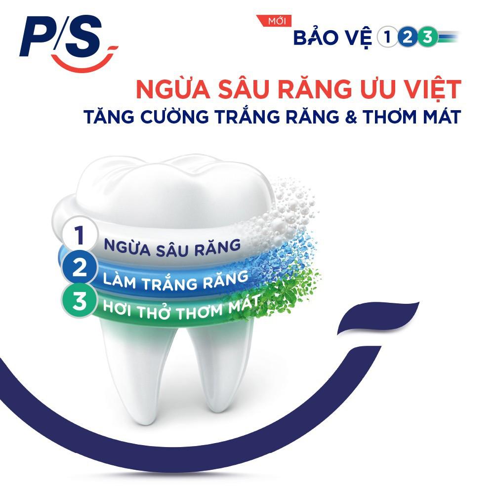 Kem Đánh Răng P/S Bảo Vệ 123 Chăm Sóc Toàn Diện 180g (Tặng Tuýp 30g)