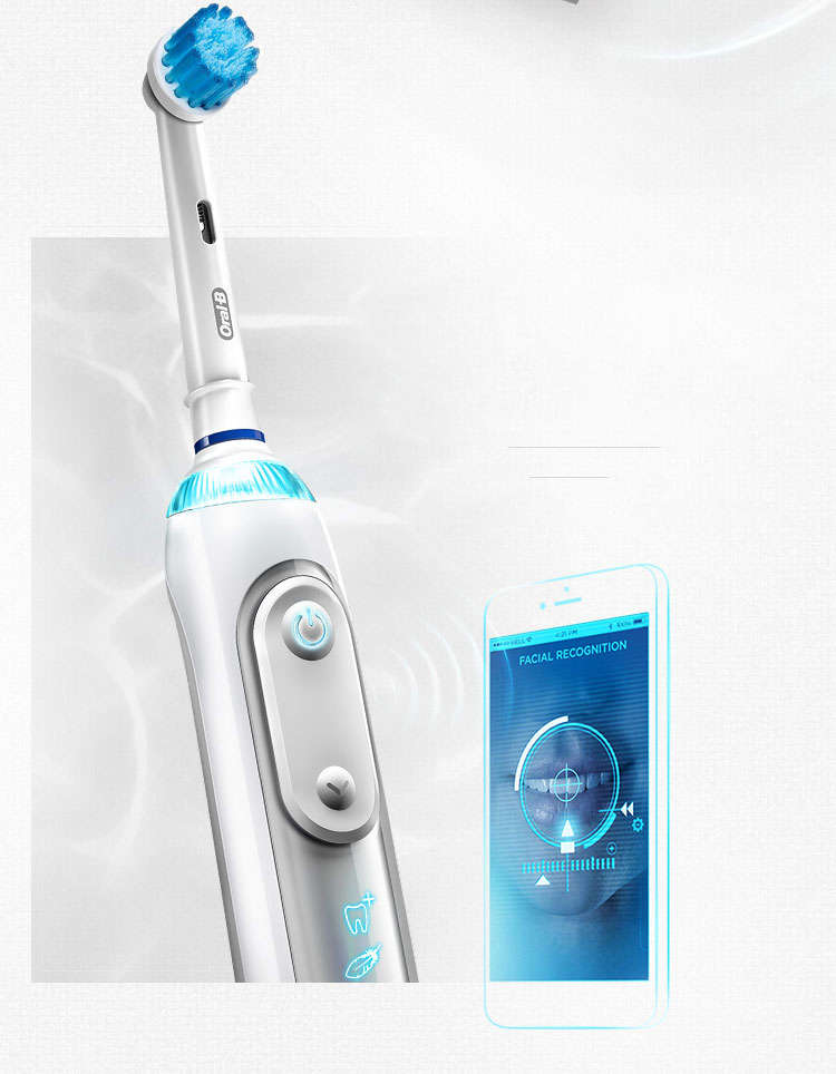 Bàn Chảy Đánh Răng 3D Bằng Điện Nhập Khẩu Từ Đức Oral B IBrush8000
