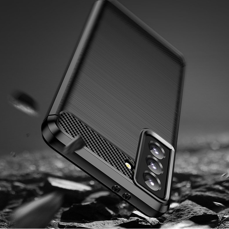 Ốp Lưng Chống Sốc Cho SamSung Galaxy S21 FE, S20 FE Chính hãng RUGGED ARMOR Vân Sợi Carbon, Bảo Vệ Camera Sau - Hàng Chính Hãng