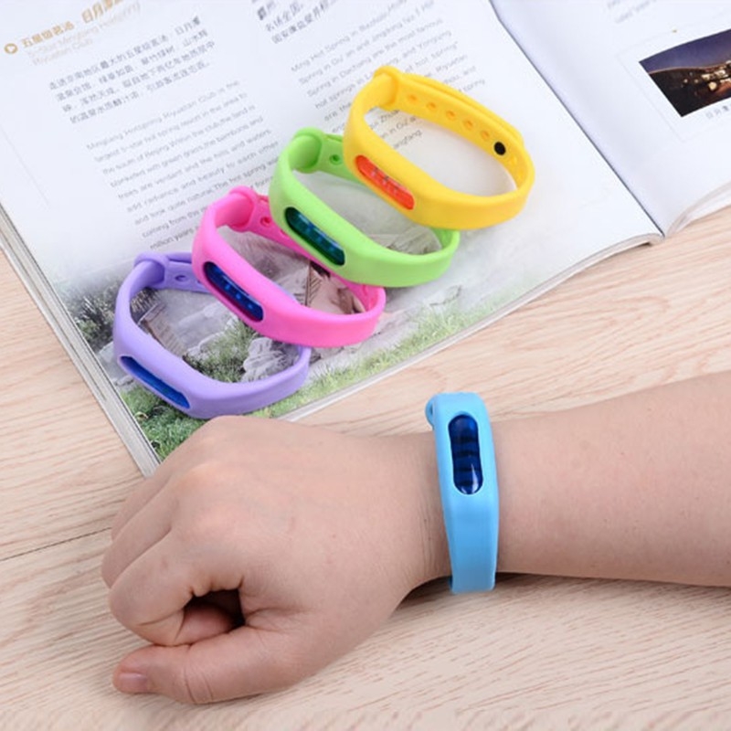 Vòng đeo tay đuổi muỗi, côn trùng chứa tinh dầu thực vật an toàn cho bé