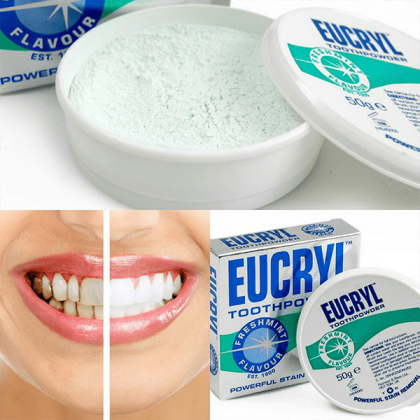 Bột Trắng Răng Eucryl Tooth Powder