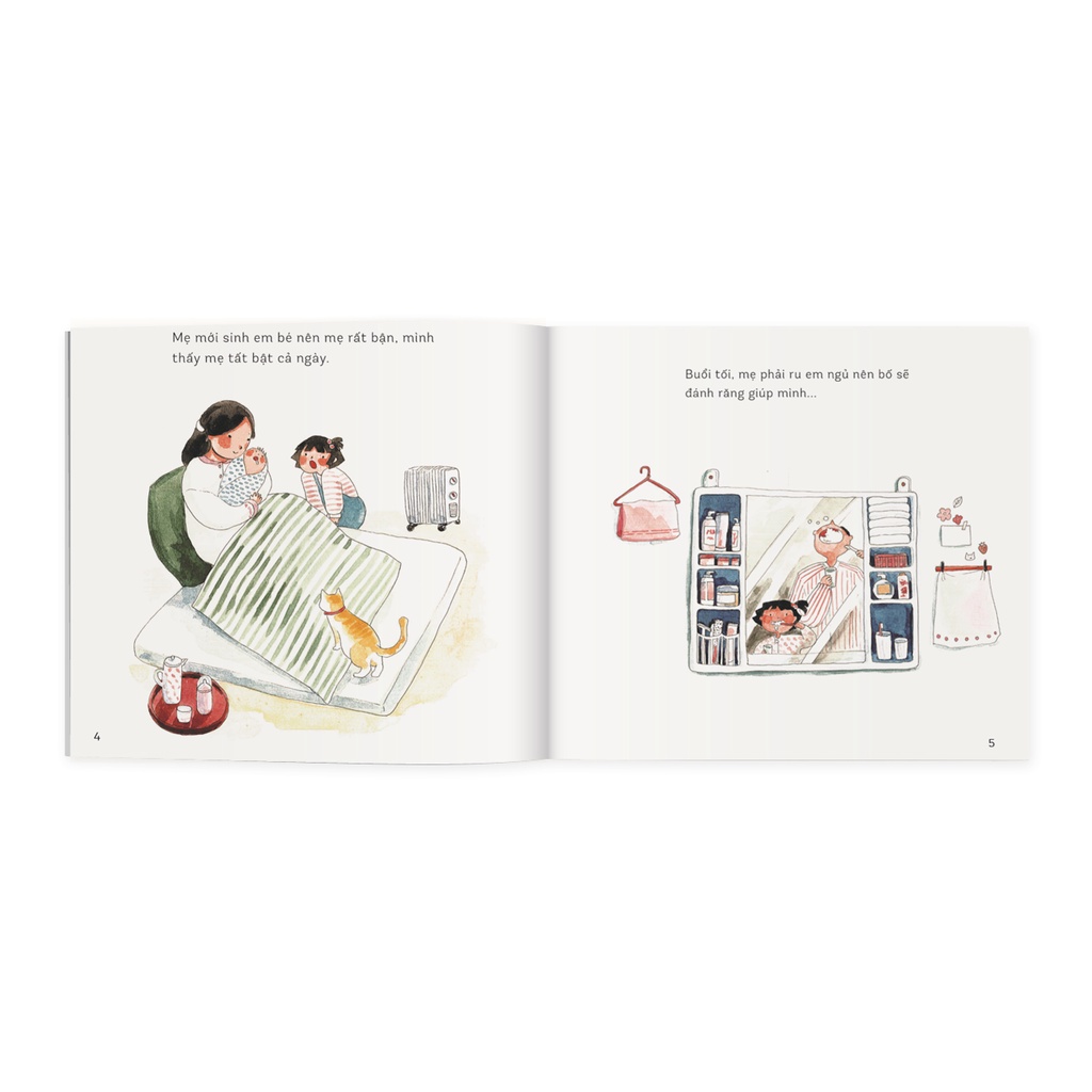 Combo (4 Tập): Sách Ehon - Chúng Mình Lớn Rồi Dành Cho Trẻ Từ 0 - 6 Tuổi