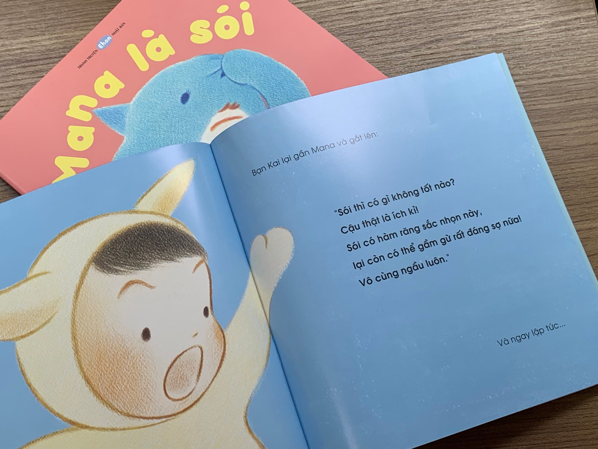 Truyện Ehon bé 3-4-5 tuổi - Mana là Sói