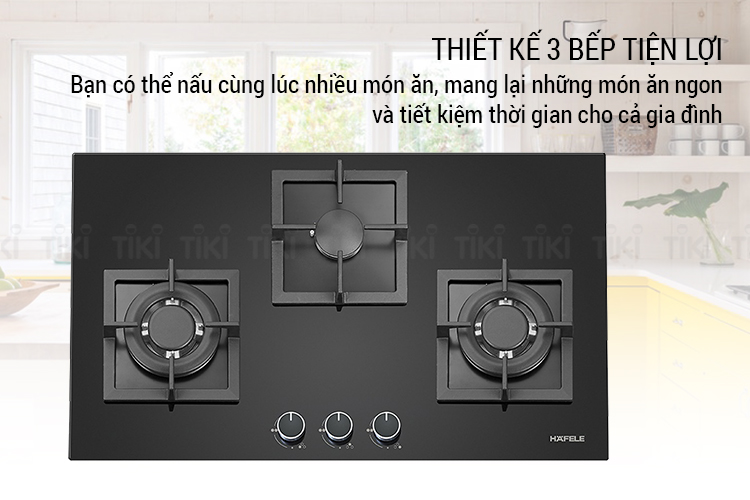 Bếp Gas Âm 3 Vùng Nấu Hafele HC-G783A (78cm) - Hàng Chính Hãng