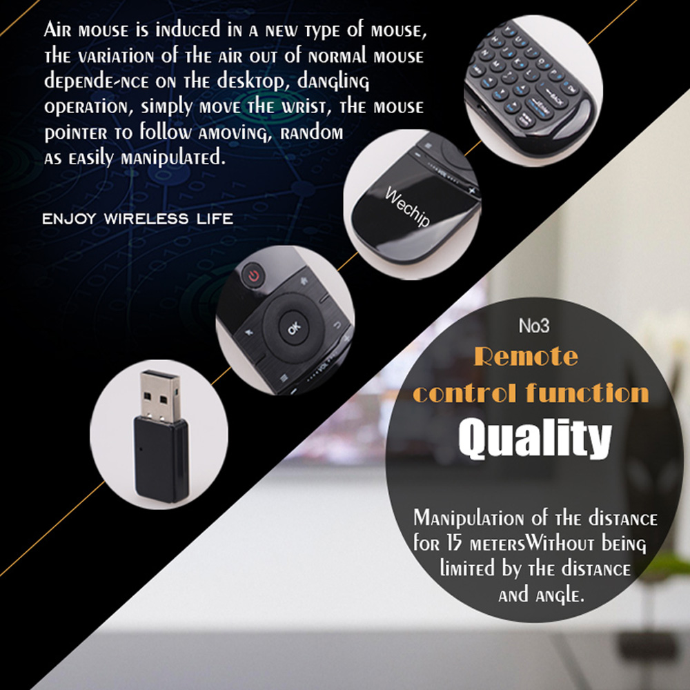 Chuột Bay Không Dây Wechip W1 (2.4G)