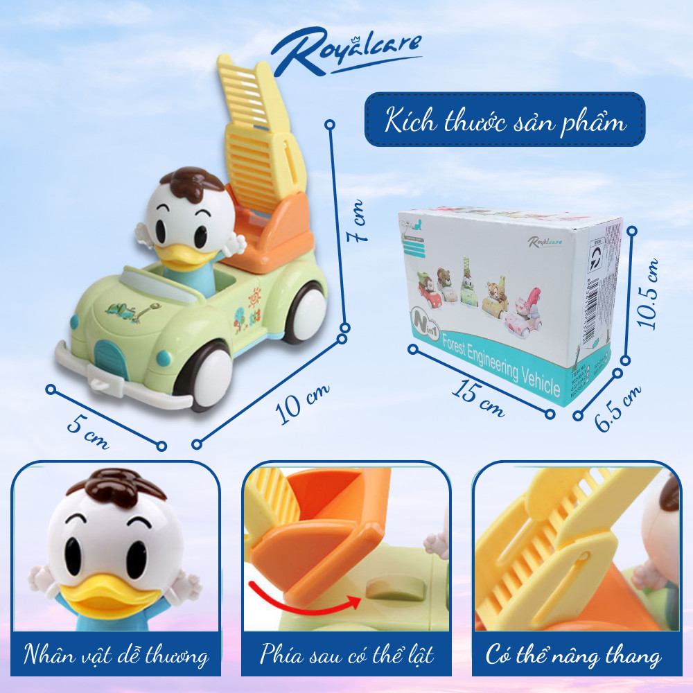 Đồ chơi ô tô đẩy đà ngộ nghĩnh Royalcare - ô tô trớn đà 822-55A