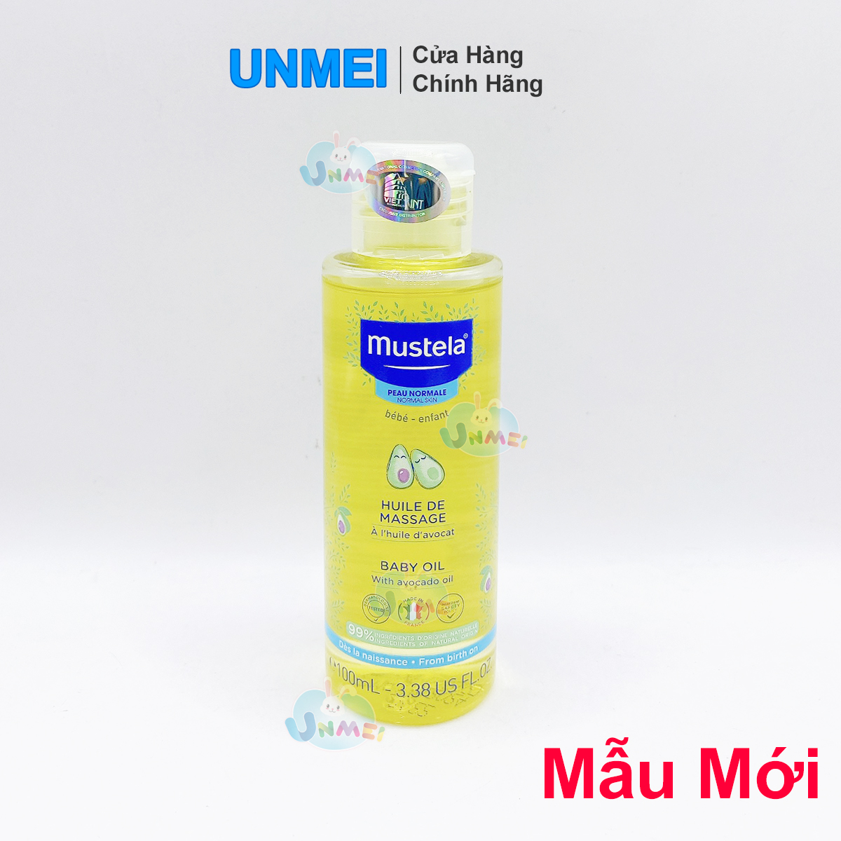 Dầu Massage Cho Trẻ Sơ Sinh Và Em Bé Mustela (100ml)