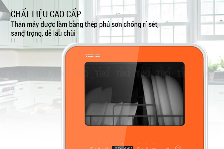 Máy Rửa Chén Toshiba DWS-22AVN(D) - Hàng Chính Hãng