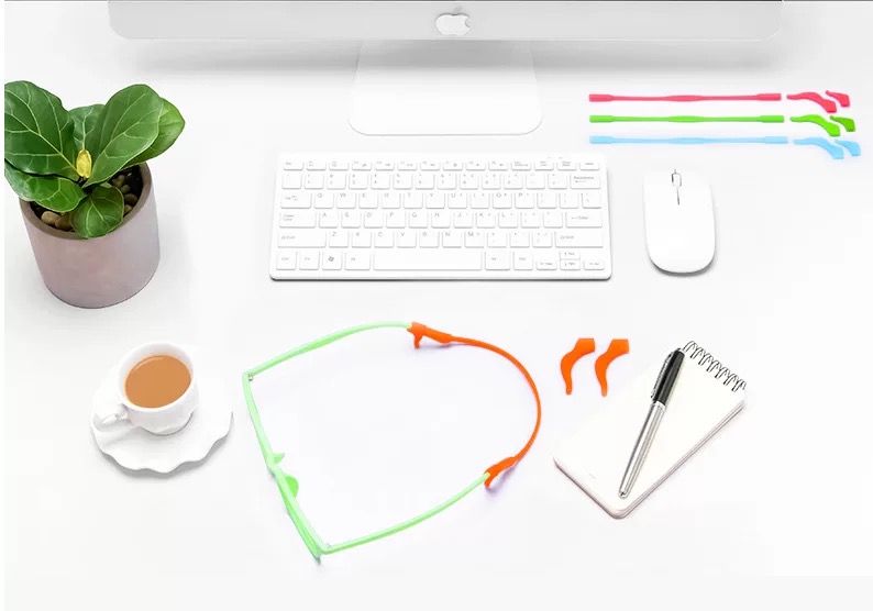 Dây đeo kính mắt co giãn chuyên dụng, móc cài silicon giữ kính cố định PK5