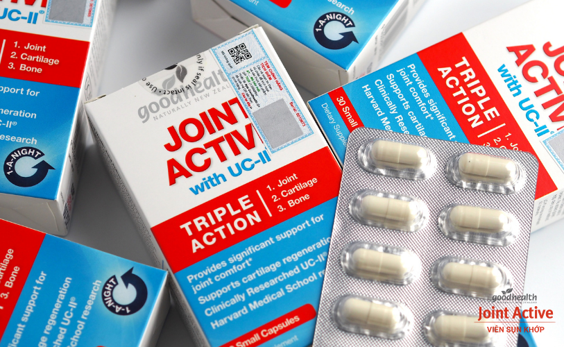 Viên Sụn Khớp Goodhealth Joint Active - Với UC2 Tái Tạo Và Duy Trì Sụn Khớp - Giúp Khớp Khỏe Dễ Dáng Vận Động – 100% Chính Hãng Từ New Zealan