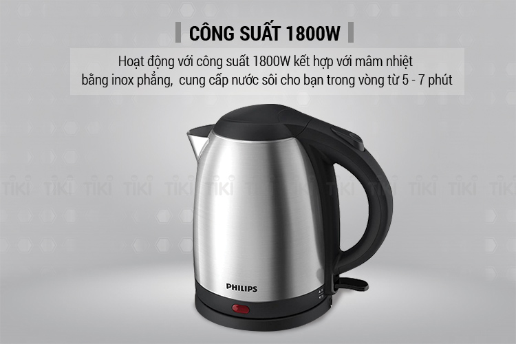 Bình Đun Siêu Tốc Philips HD9306 (1.5L)