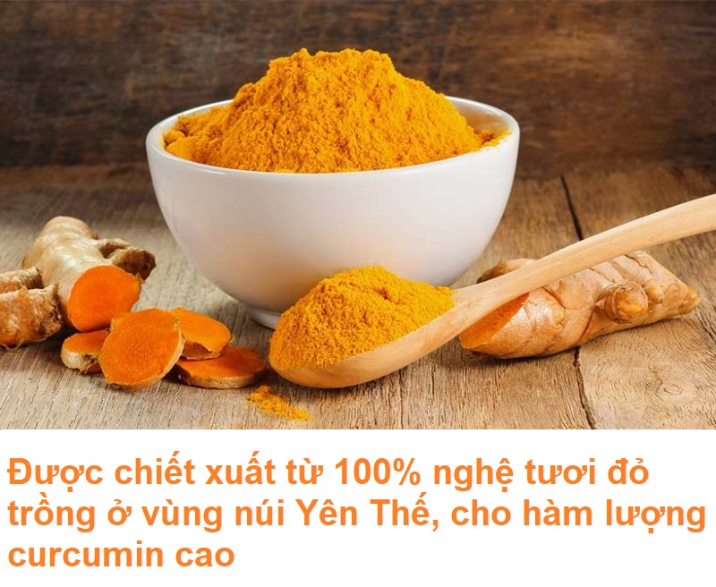 Tinh bột nghệ nguyên chất Vinafruits 500g 2