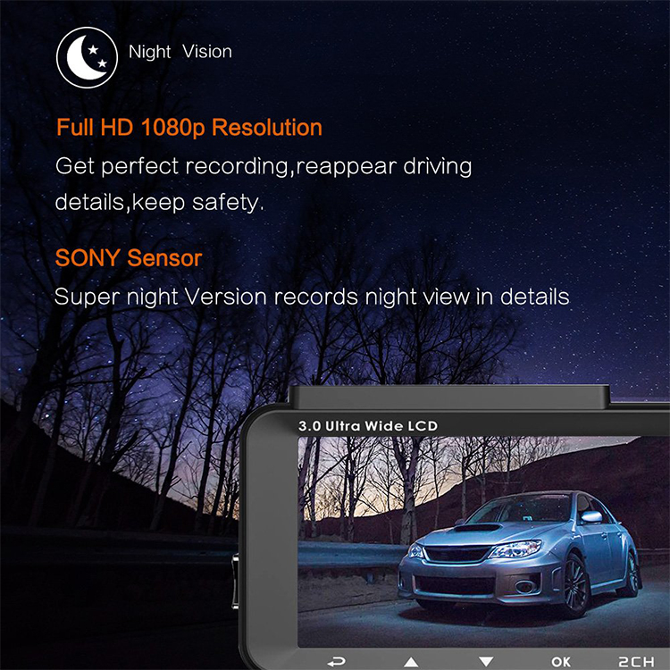 Camera Hành Trình HP F870G DuAL Tích Hợp Cam Lùi - Hàng Nhập Khẩu