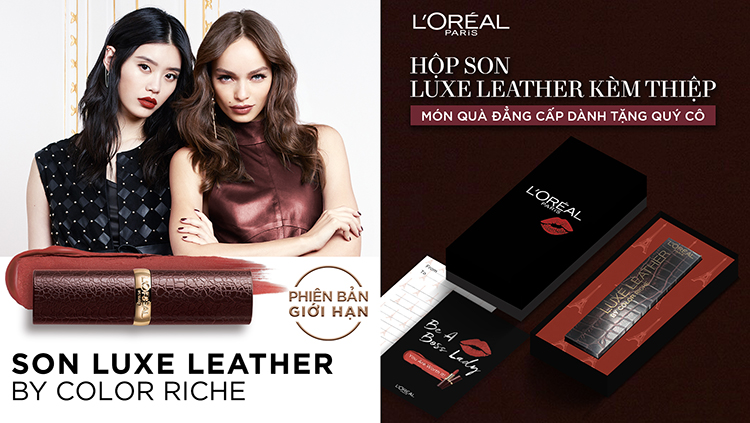 Hộp Quà Son Luxe Leather L'Oreal Paris (3.7g)