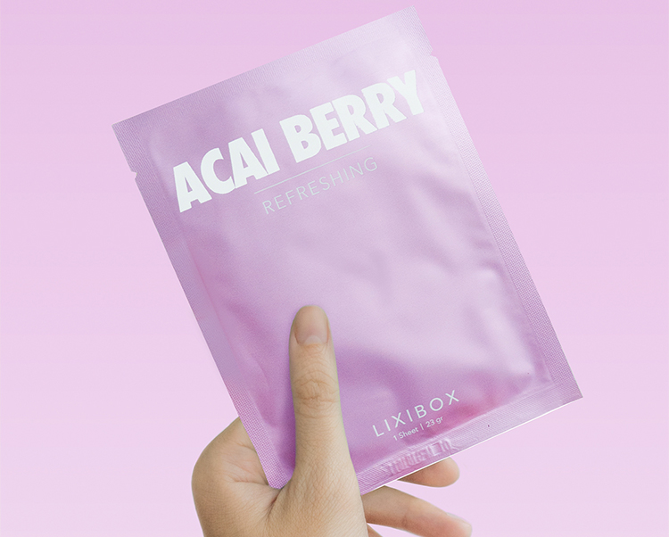 Combo Máy Rửa Mặt Và Mát Xa Da Mặt Cho Da Nhạy Cảm Halio Sensitive + 2 Mặt Nạ Lixibox Green Tea và Acai Berry