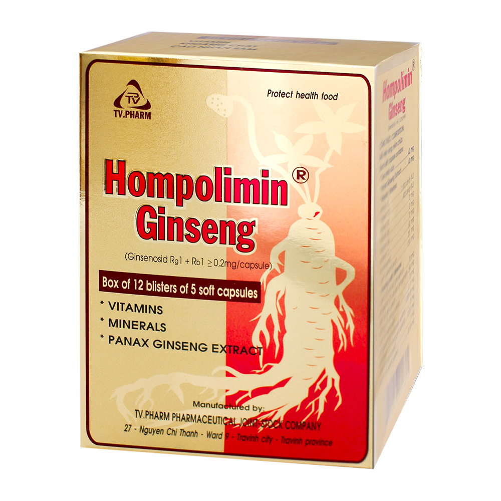 Thực phẩm bảo vệ sức khỏe HOPOLIMIN GINSENG - Bổ sung Nhân sâm, Hỗn hợp Vitamin, Khoáng chất cho cơ thể (60 viên) 2