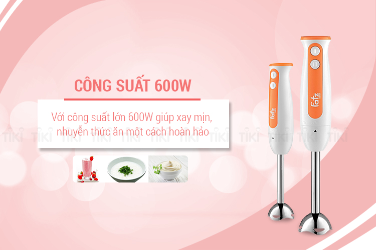 Máy Xay Cầm Tay Deluxe 6 Fatz FB5211BL (600W)