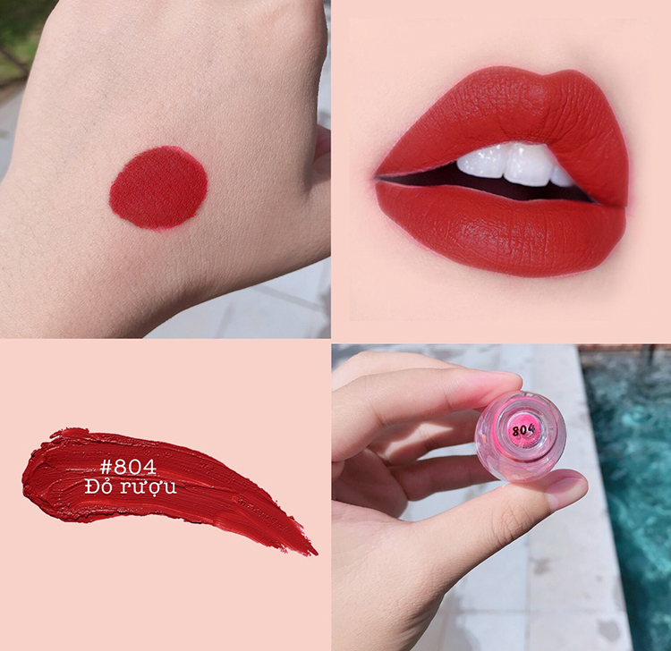 Son Môi Dạng Bột CHU LIPSTICK 35g - Tặng Kèm Túi Và Son Dưỡng
