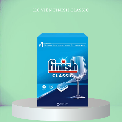 Viên rửa bát tổng hợp FINISH 100 viên hương chanh