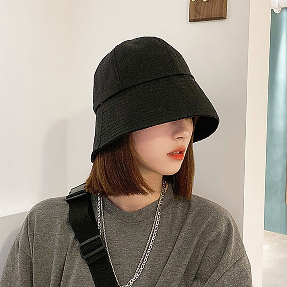 Nón bucket vành cụp trơn - mũ tai bèo Ulzzang phong cách, cá tính Unisex nam nữ