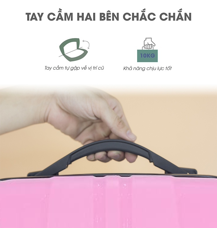 Vali Nhựa Dẻo TRIP PP103 - Hồng