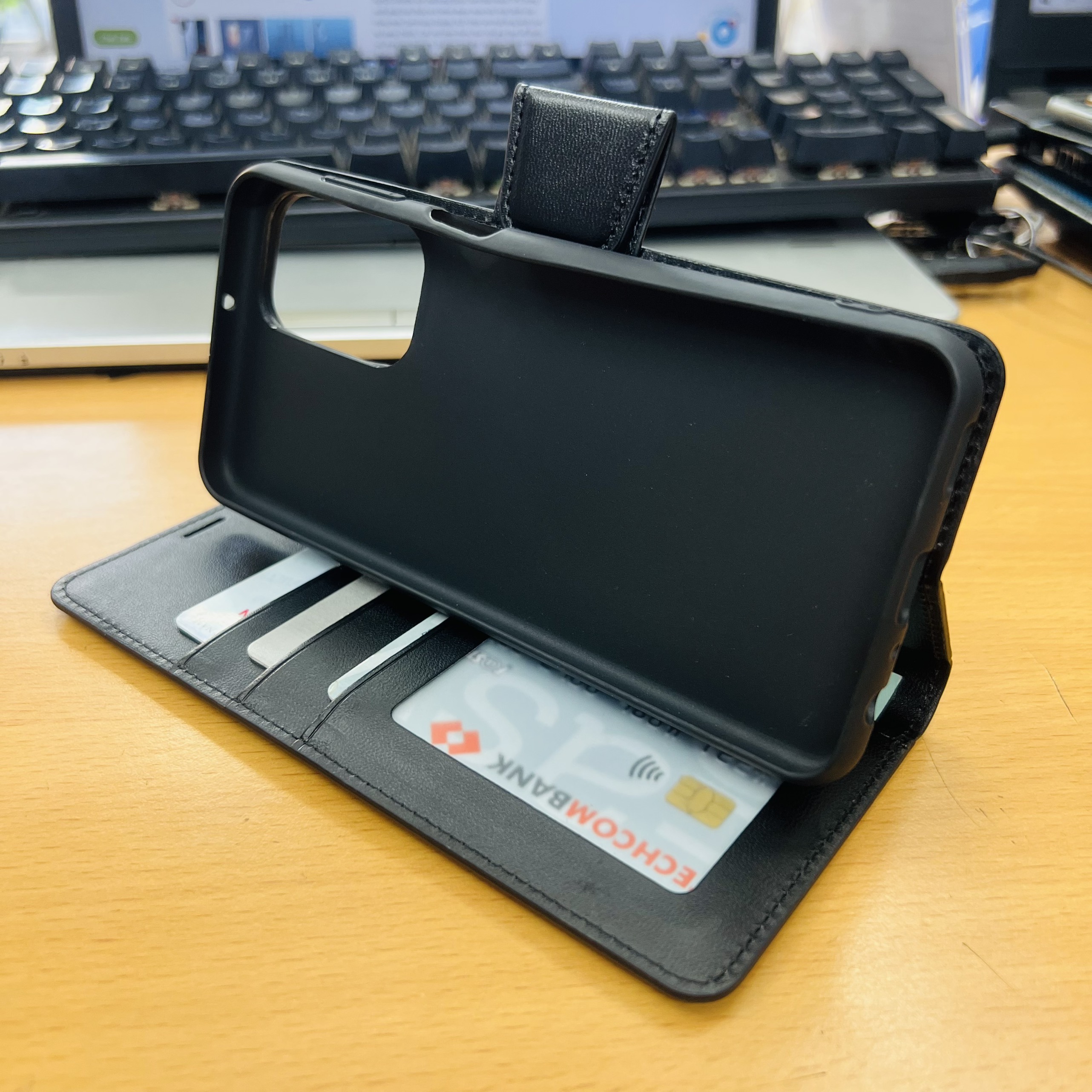 Bao Da Dạng Ví Dành Cho Samsung  A73, A53, A33, A23, A13 4G Hiệu Hanman Có Ngăn Thẻ- Hàng Chính hãng