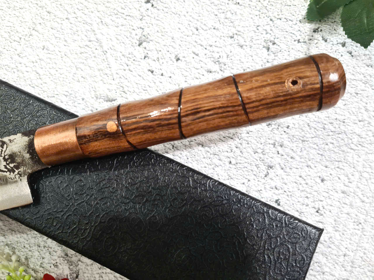 DAO BẾP SASHIMI MẶT HOA VĂN MÃ N4