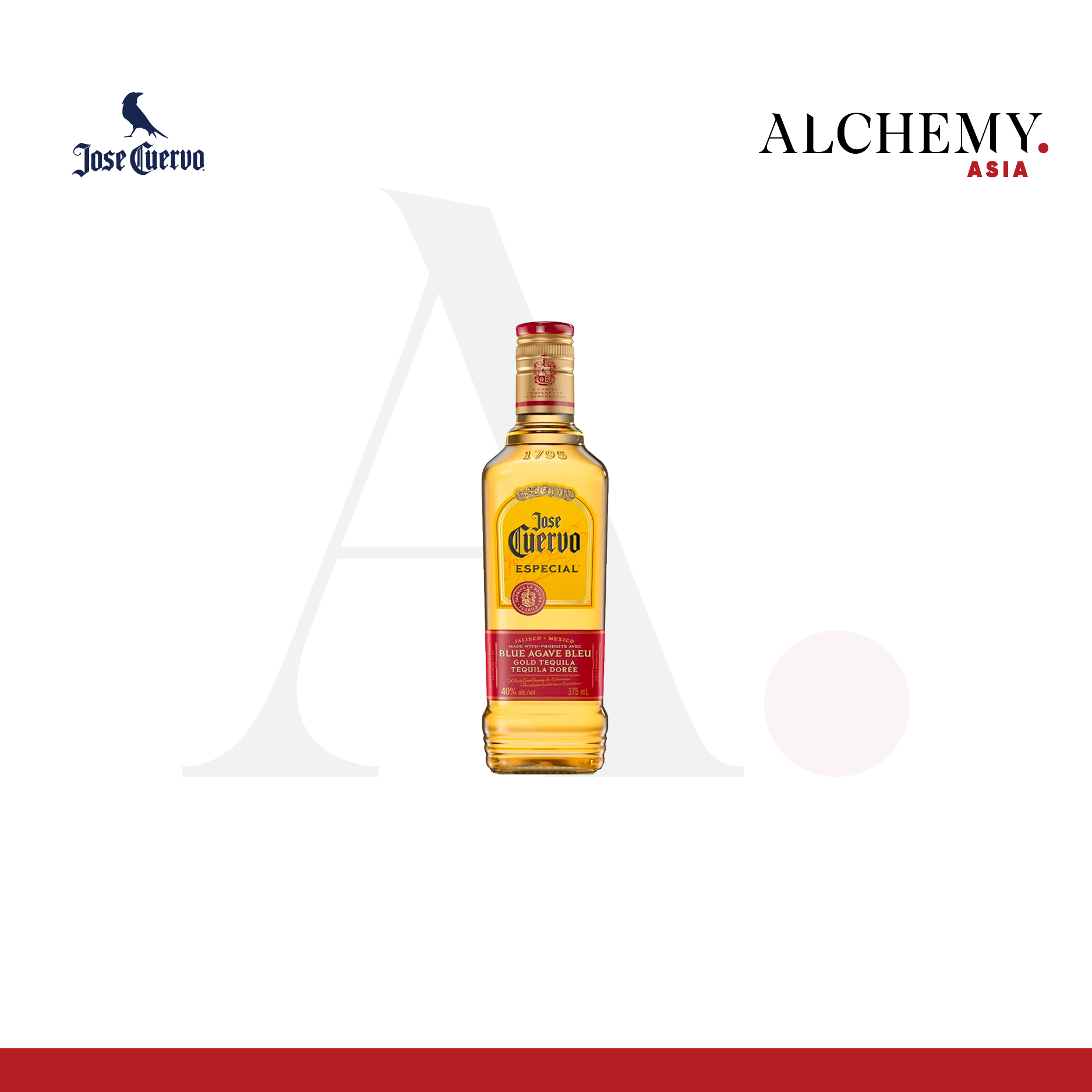 Rượu Jose Cuervo Especial Tequila Reposado 40% 1x0.375L