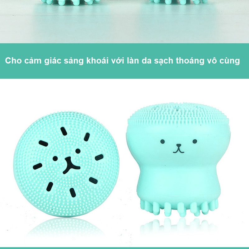 cọ rửa mặt bạch tuộc hàn quốc