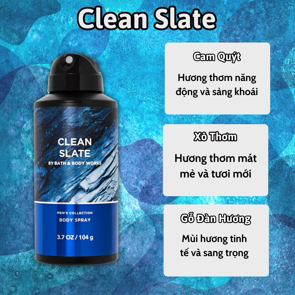 Body Mist Nam Bath And Body Work 104g - Body Spray Nam - Body Mist Nam Chính Hãng