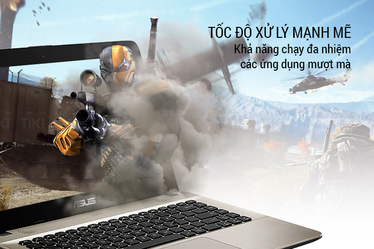 Laptop Asus X441UA-GA070 Core i3 - 7100U / Free DOS (14inch) – Hàng Chính Hãng