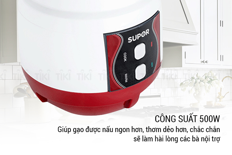 Nồi Cơm Điện Niêu Nắp Gài Supor CFXB50YB13VN-50 (1.8 Lít) - Hàng Chính Hãng