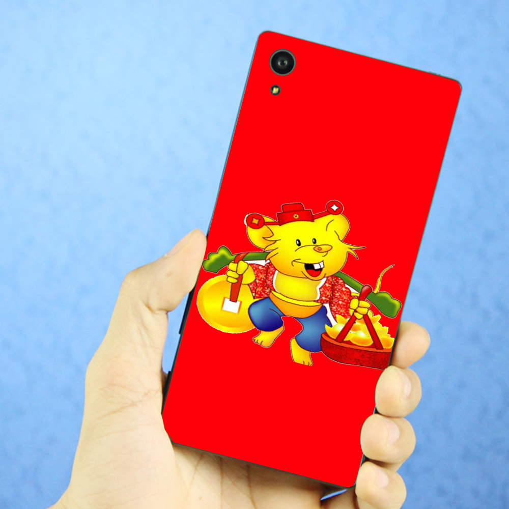 Ốp điện thoại dành cho máy Sony Xperia Z3 - Chuột gánh vàng MS CGV