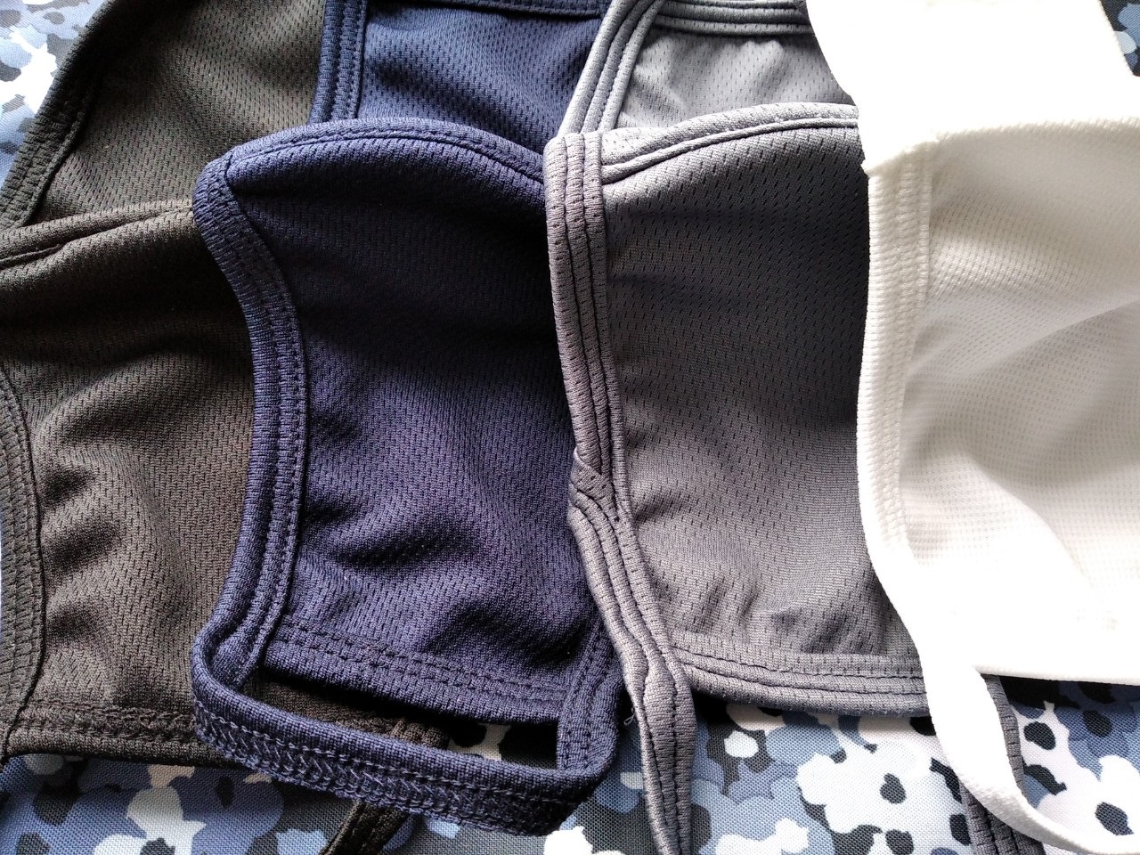 Combo 10 cái Khẩu Trang Vải 3 Lớp Màu Xanh Navy
