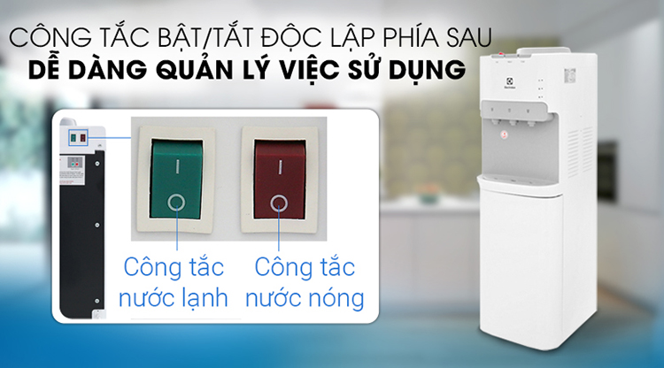 Cây nước nóng lạnh Electrolux EQACF01TXWV - Hàng chính hãng