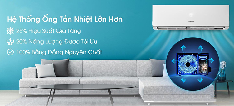 Máy Lạnh Hisense 2.5 HP AS-22CR4RBBDJ00 - Chỉ Giao tại HCM