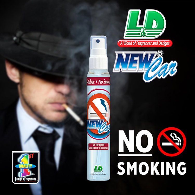 Nước hoa ô tô dạng xịt L&D NEW CAR No Smoking 60ml