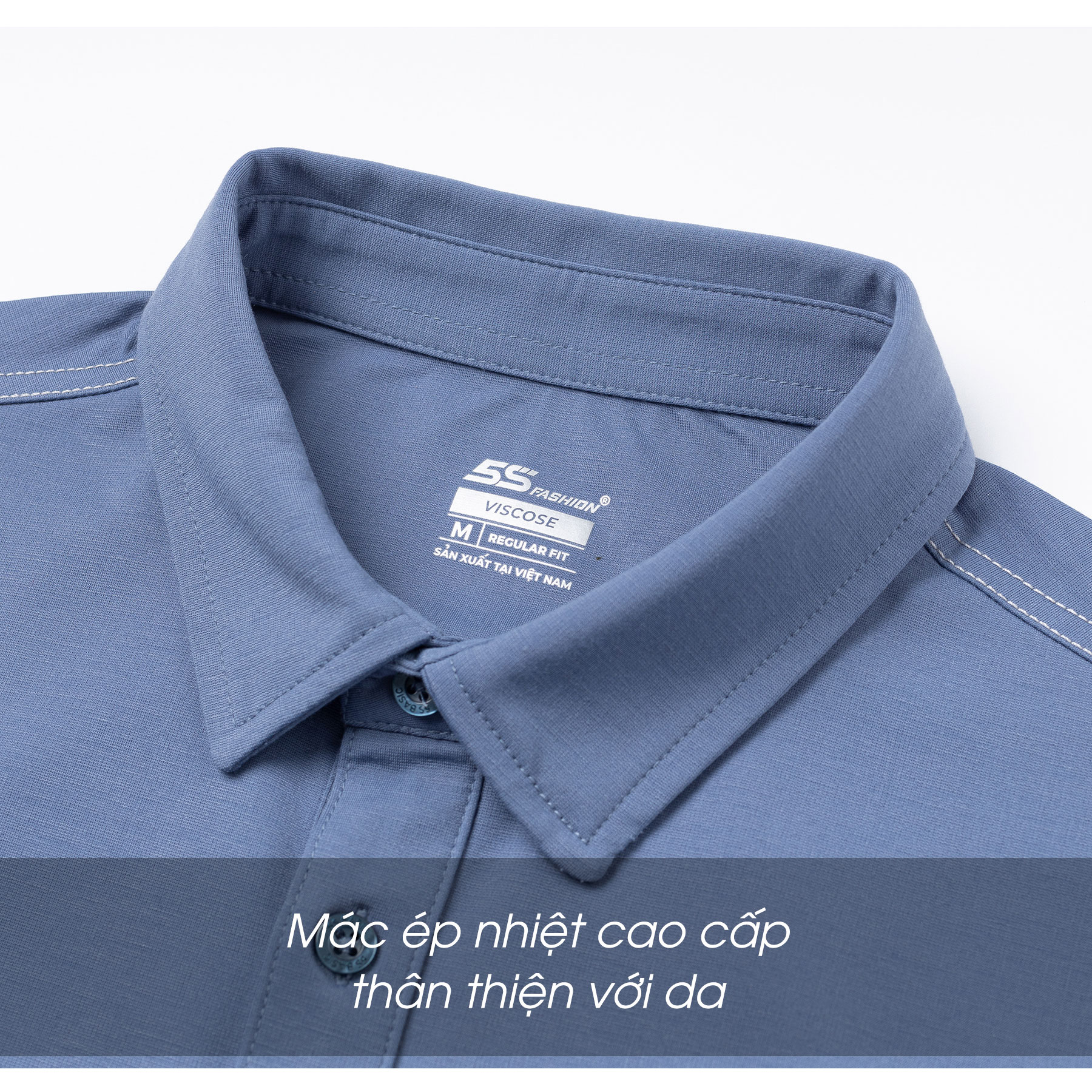 Áo Polo Nam 5S KEEP ON, Chất Viscose Siêu Mát, Mềm Mượt, Phom REGULARFIT Thoải Mái, Thiết Kế Trẻ Trung (APC23020)