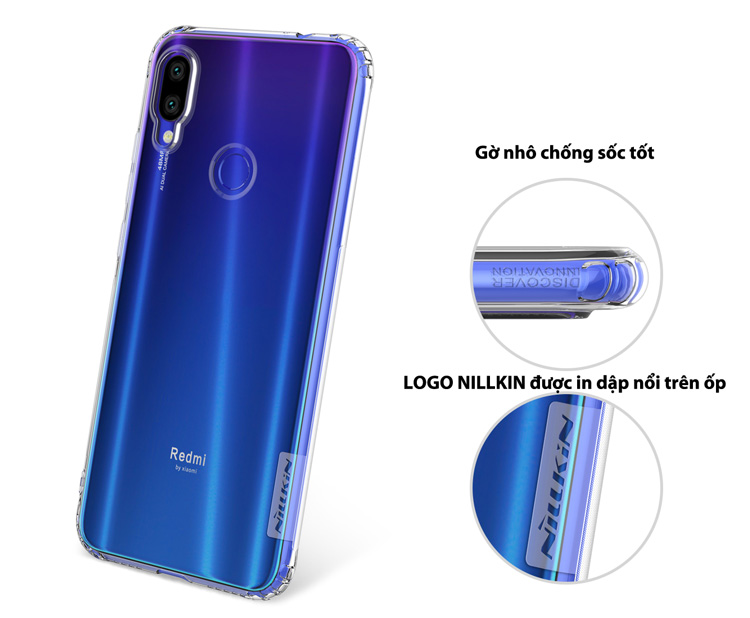 Ốp lưng Xiaomi Redmi Note 7 Nillkin TPU Nature