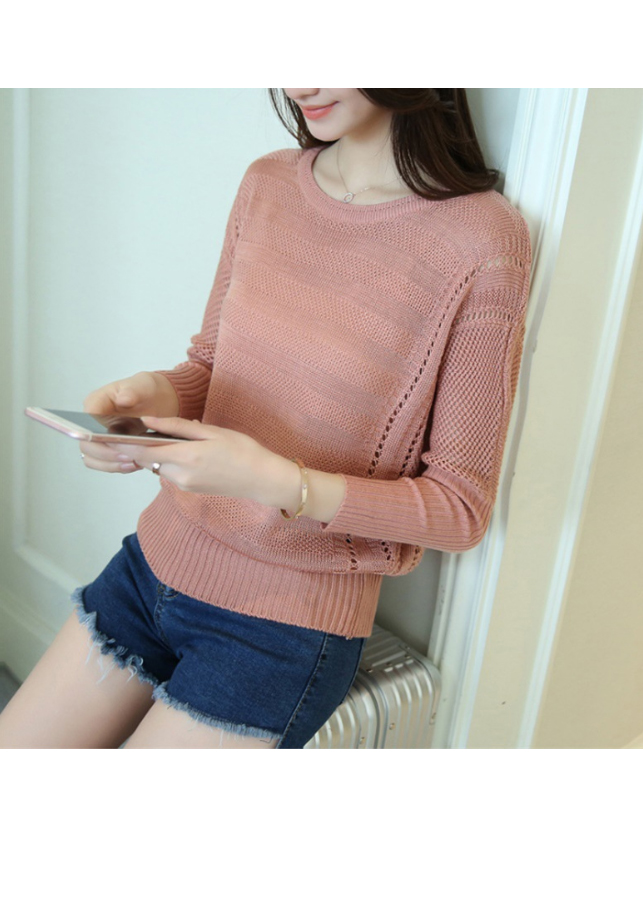 Áo len lỗ mỏng khoác ngoài dài tay AO16 Free size