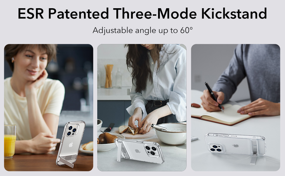 Ốp Lưng cho iPhone 14 Pro / iPhone 14 Pro Max ESR Metal Kickstand Phone Case - Hàng Chính Hãng