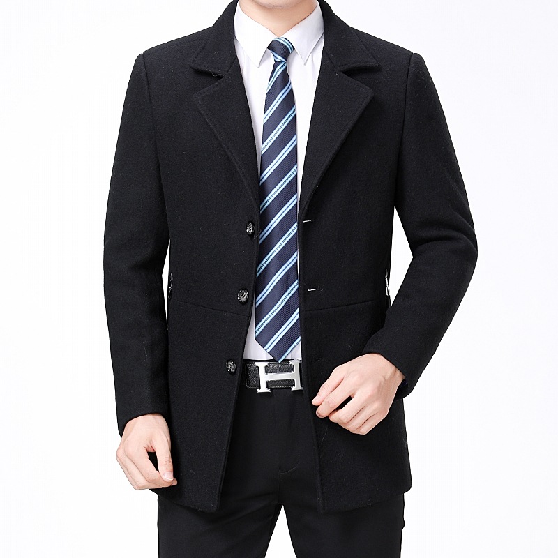 Áo khoác dạ nam dáng vest trẻ trung NAD43