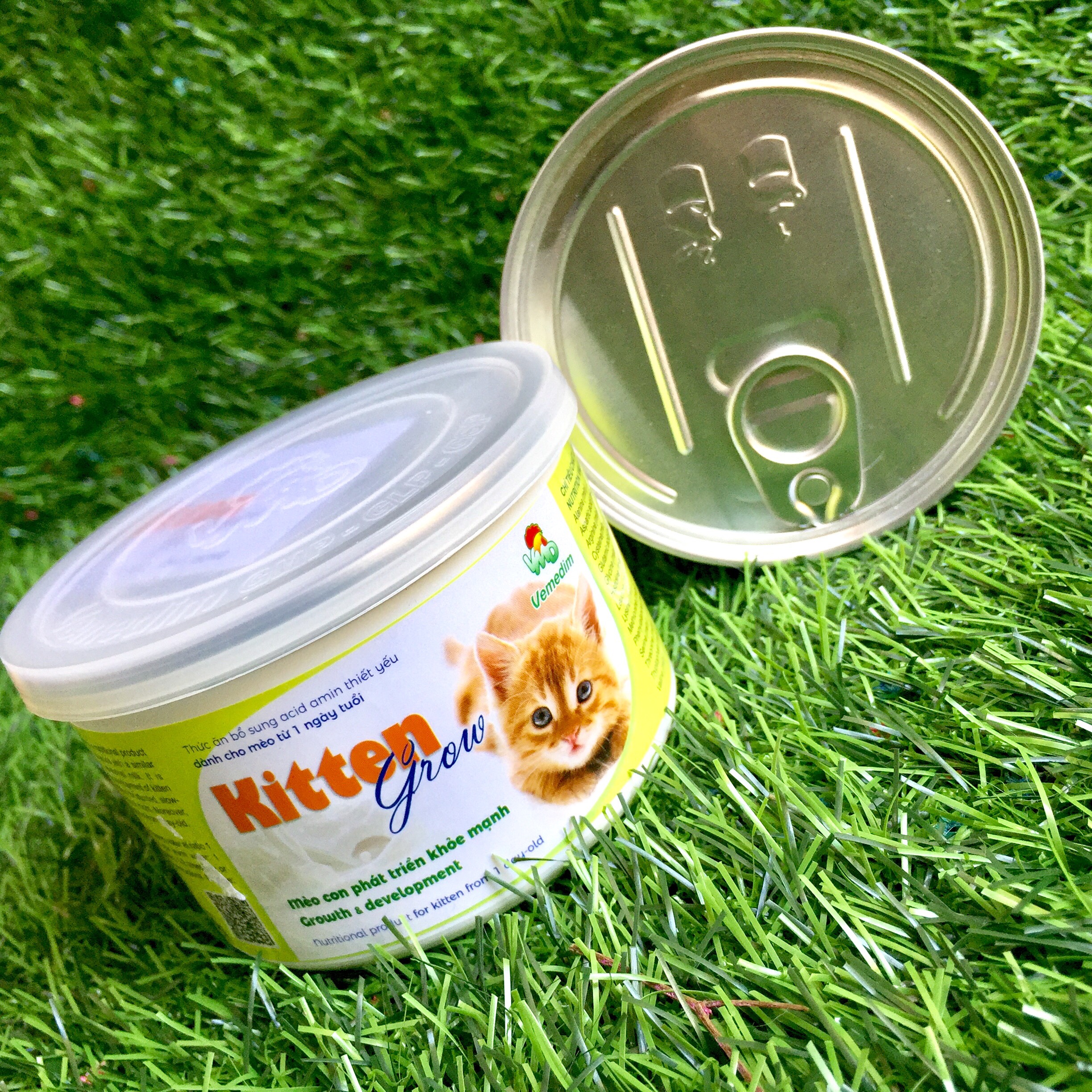 Kitten Grow - Sữa cao cấp dành cho mèo trên 1 ngày tuổi cung cấp dưỡng chất thiết yếu cho thú cưng - an toàn không tiêu chảy