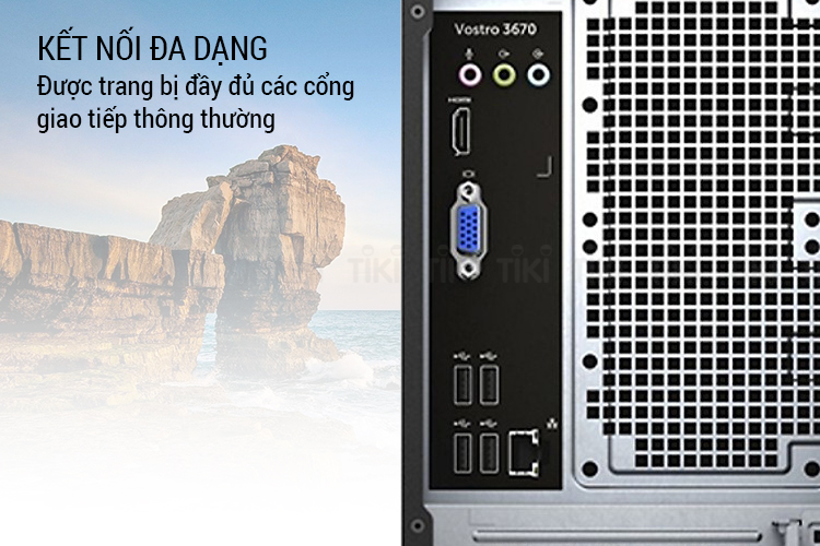 PC Dell Vostro 3670 MT 42VT370025 Core i5-8400/4GB/1TB/Dos - Hàng Chính Hãng