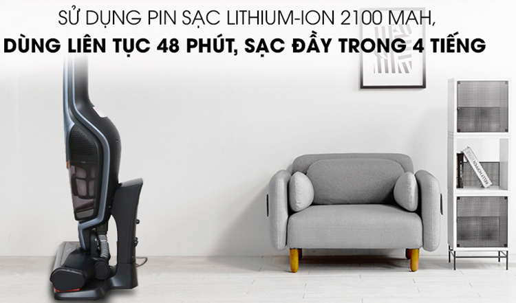 Máy hút bụi không dây Electrolux ZB3411 37.8W - Hàng Chính Hãng
